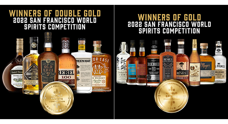 Luxco® Brands Grab Gold at the 2022 San Francisco World Spirits Competition